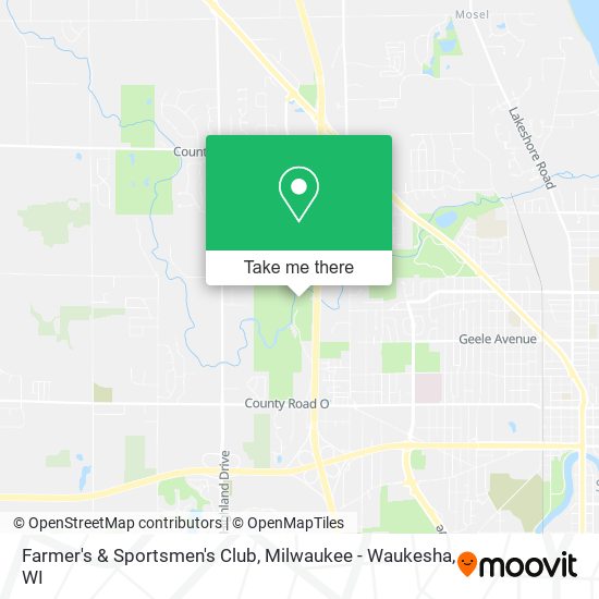 Farmer's & Sportsmen's Club map