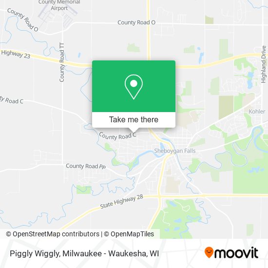 Mapa de Piggly Wiggly