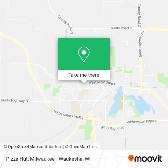 Pizza Hut map