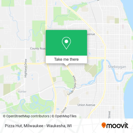 Pizza Hut map