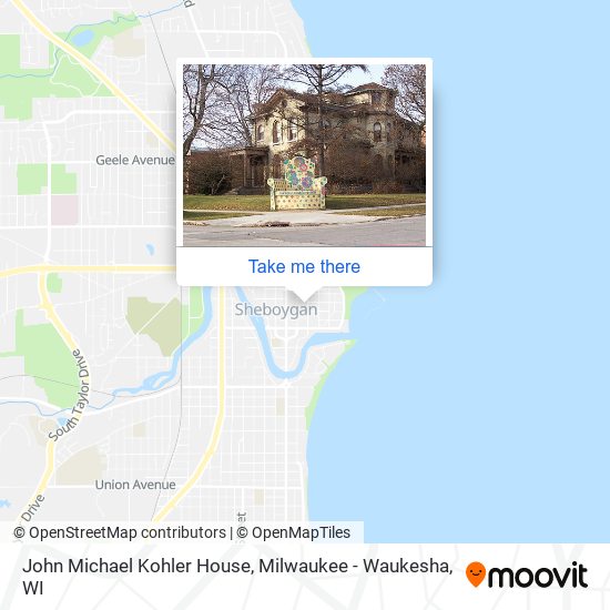 John Michael Kohler House map