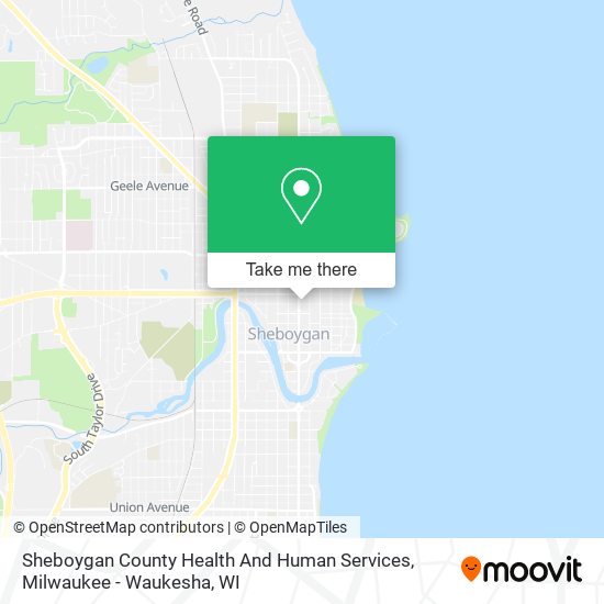Sheboygan County Health And Human Services map
