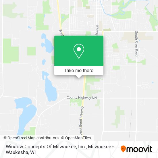 Mapa de Window Concepts Of Milwaukee, Inc.