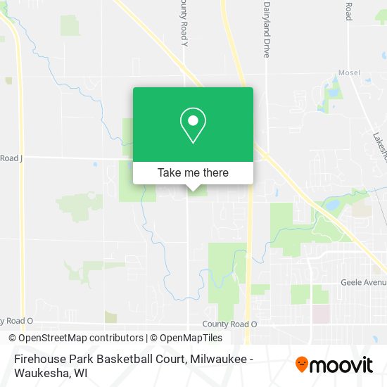 Firehouse Park Basketball Court map