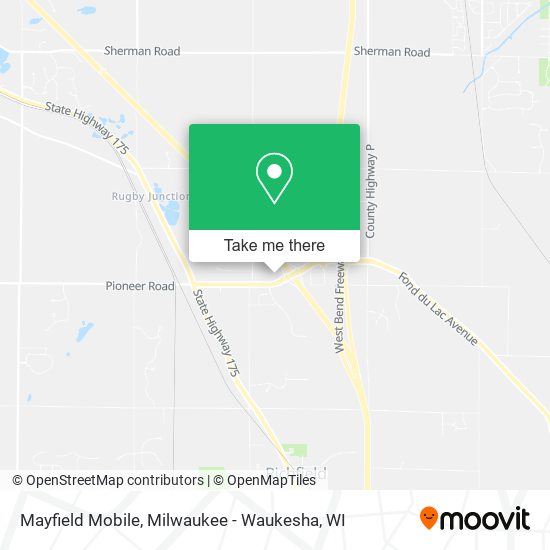 Mayfield Mobile map