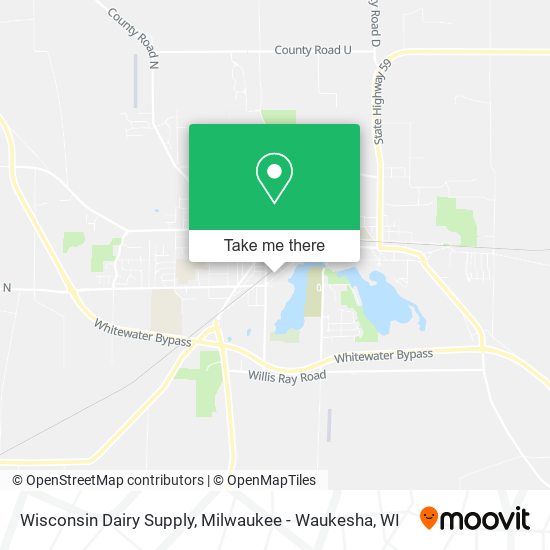 Mapa de Wisconsin Dairy Supply
