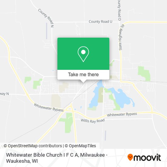 Mapa de Whitewater Bible Church I F C A