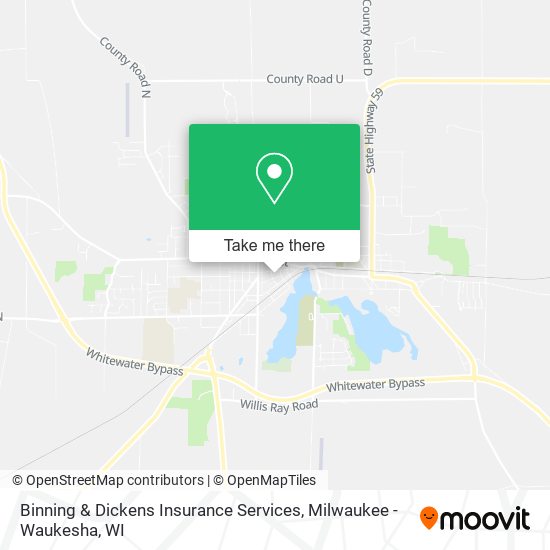Binning & Dickens Insurance Services map