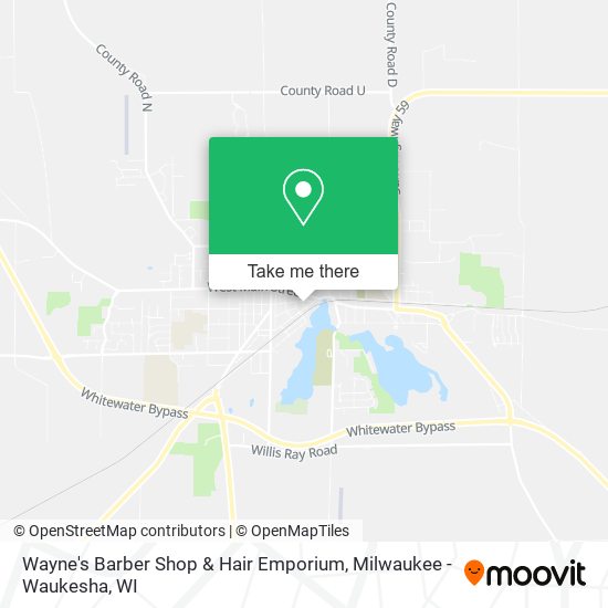 Wayne's Barber Shop & Hair Emporium map