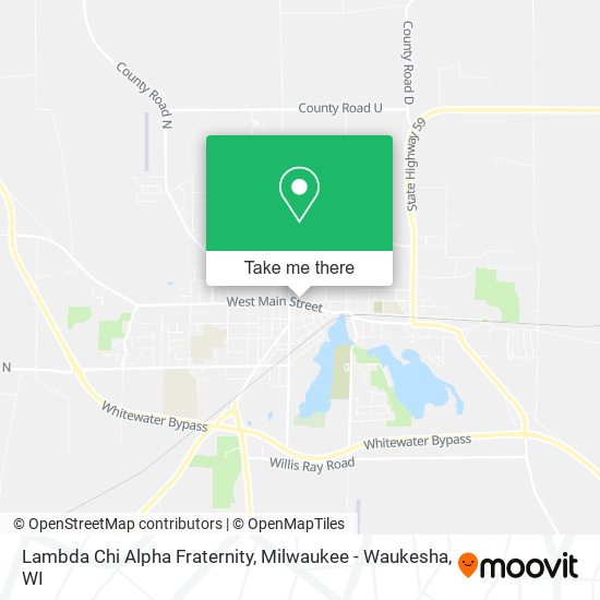 Lambda Chi Alpha Fraternity map
