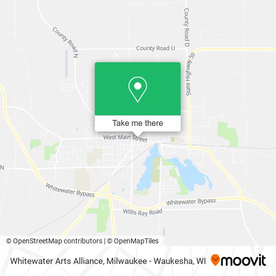 Mapa de Whitewater Arts Alliance