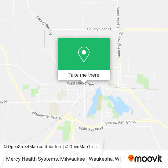 Mercy Health Systems map