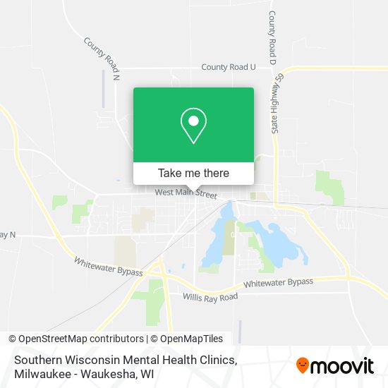 Mapa de Southern Wisconsin Mental Health Clinics