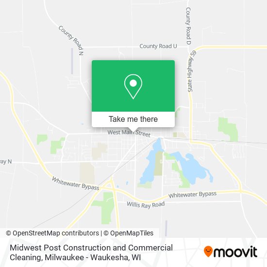 Midwest Post Construction and Commercial Cleaning map
