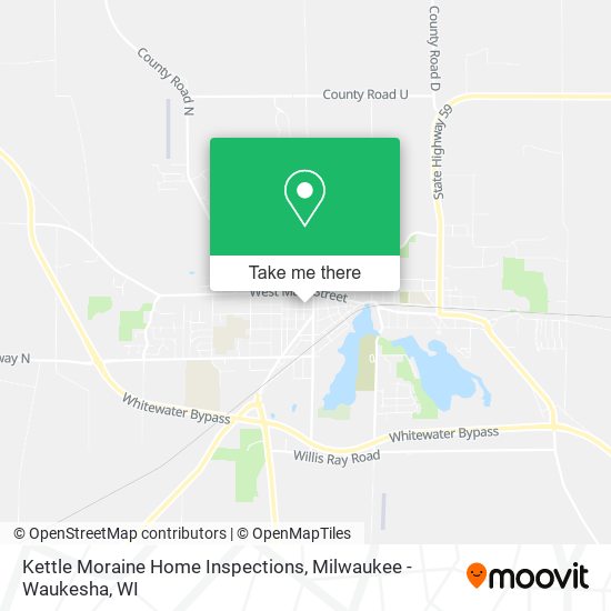Mapa de Kettle Moraine Home Inspections