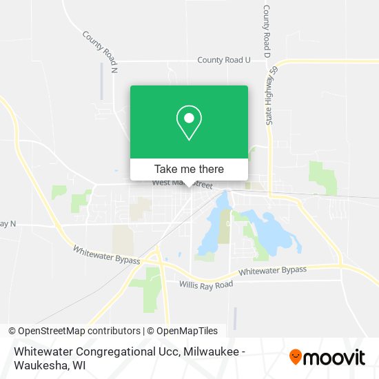 Mapa de Whitewater Congregational Ucc