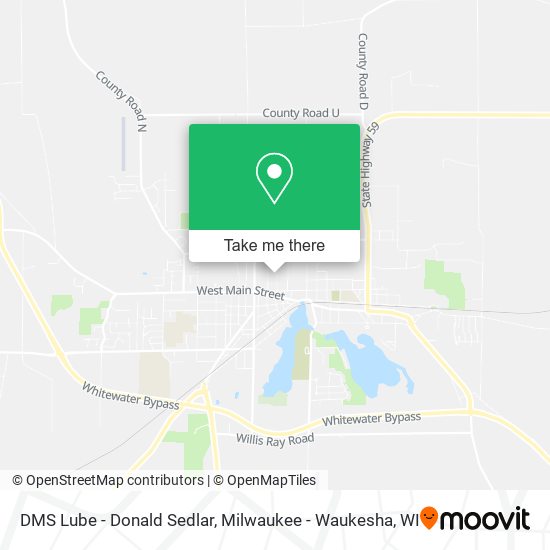 DMS Lube - Donald Sedlar map