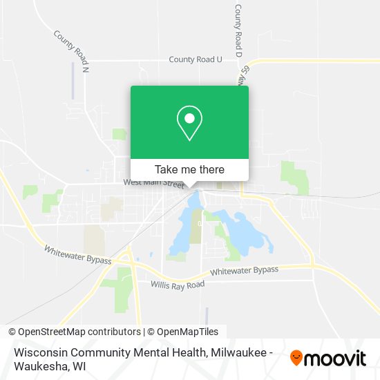 Mapa de Wisconsin Community Mental Health