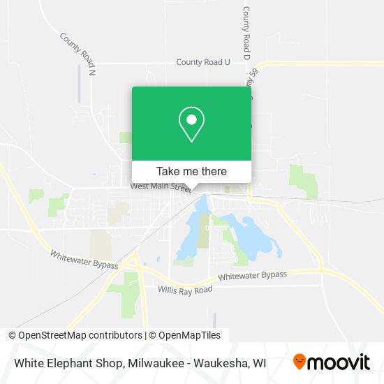 White Elephant Shop map