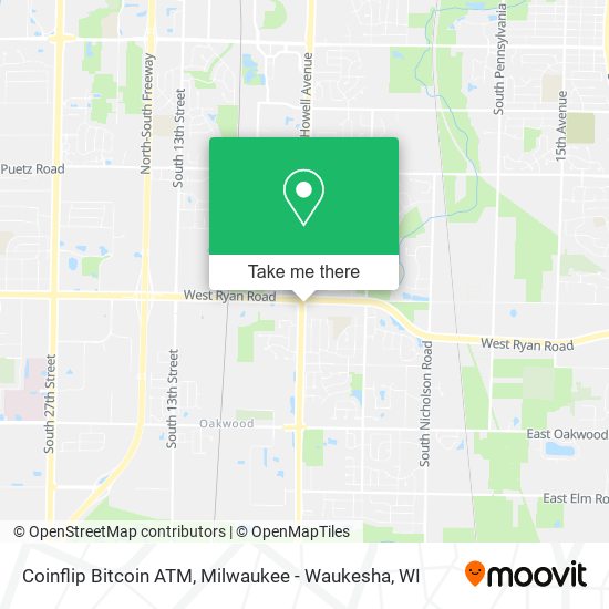 Mapa de Coinflip Bitcoin ATM