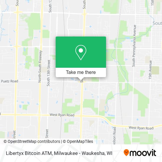 Libertyx Bitcoin ATM map