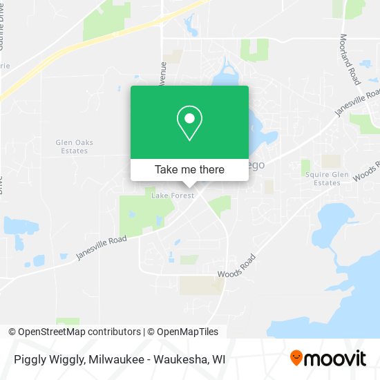 Piggly Wiggly map