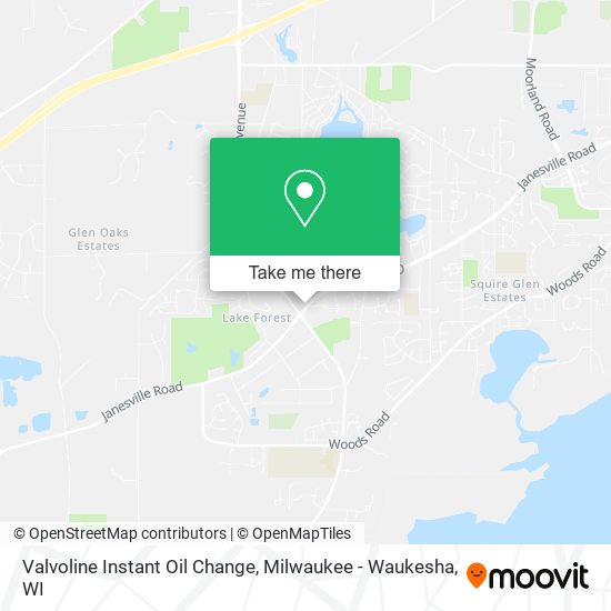 Mapa de Valvoline Instant Oil Change