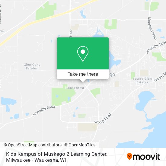 Kids Kampus of Muskego 2 Learning Center map