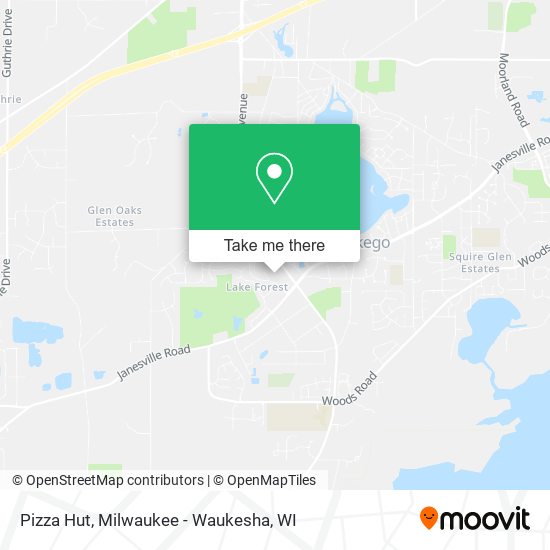 Pizza Hut map