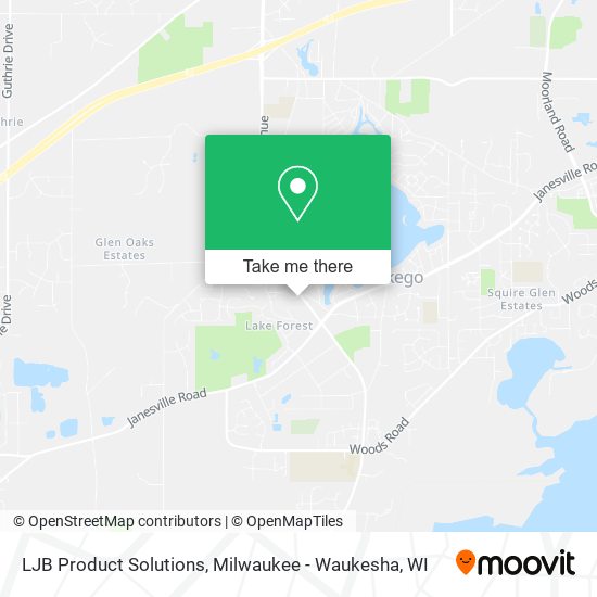 LJB Product Solutions map