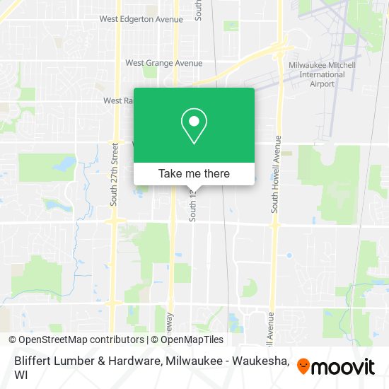 Bliffert Lumber & Hardware map