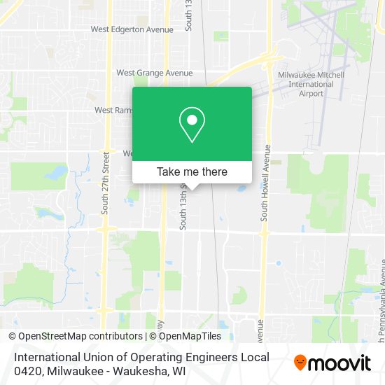 Mapa de International Union of Operating Engineers Local 0420
