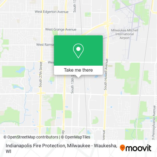 Mapa de Indianapolis Fire Protection