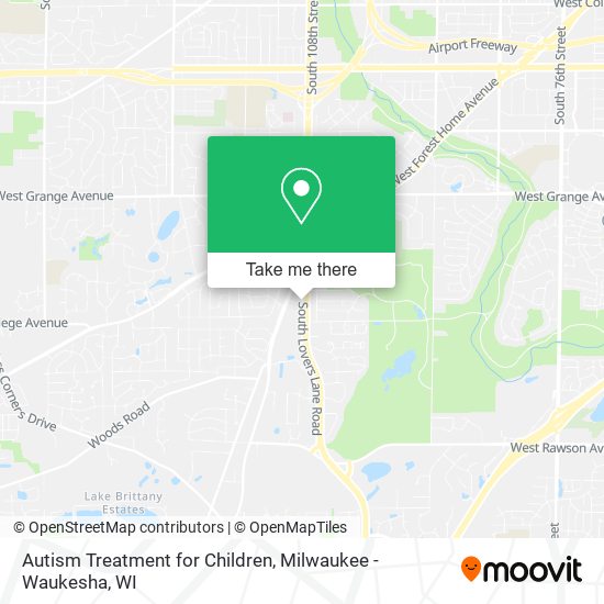 Autism Treatment for Children map