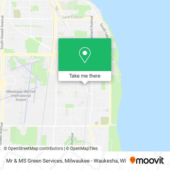 Mr & MS Green Services map