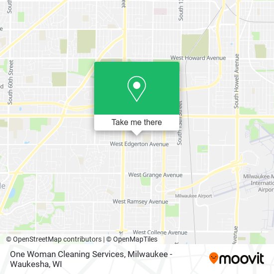 Mapa de One Woman Cleaning Services