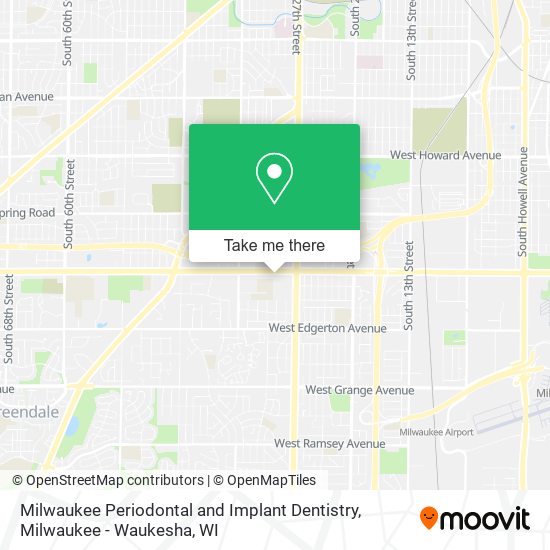 Mapa de Milwaukee Periodontal and Implant Dentistry