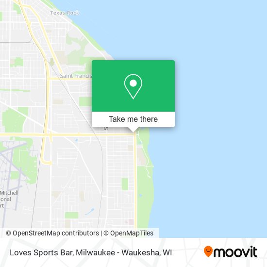 Loves Sports Bar map