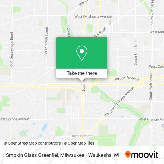 Mapa de Smokin Glass Greenfiel