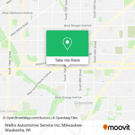 Mapa de Welks Automotive Service Inc