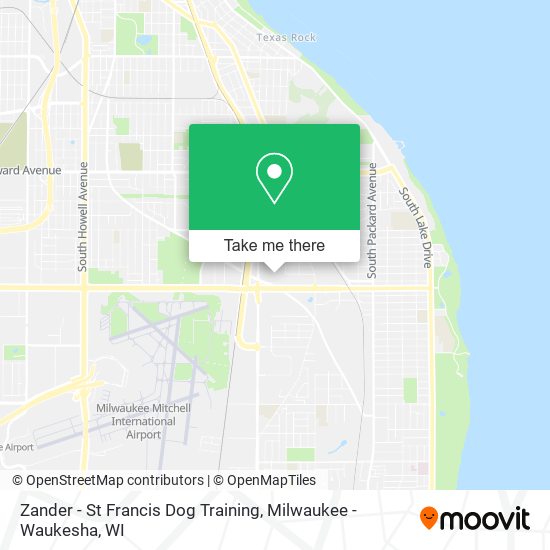 Zander - St Francis Dog Training map