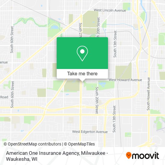 American One Insurance Agency map