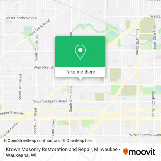 Krown Masonry Restoration and Repair map