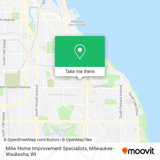 Mapa de Milw Home Improvement Specialists