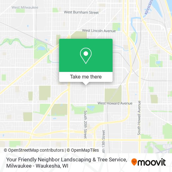 Your Friendly Neighbor Landscaping & Tree Service map