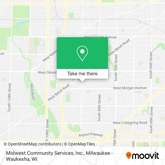 Mapa de Midwest Community Services, Inc.