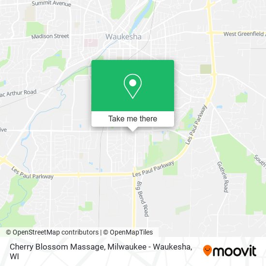 Mapa de Cherry Blossom Massage