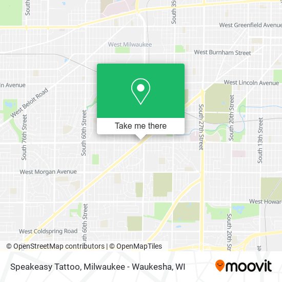 Mapa de Speakeasy Tattoo