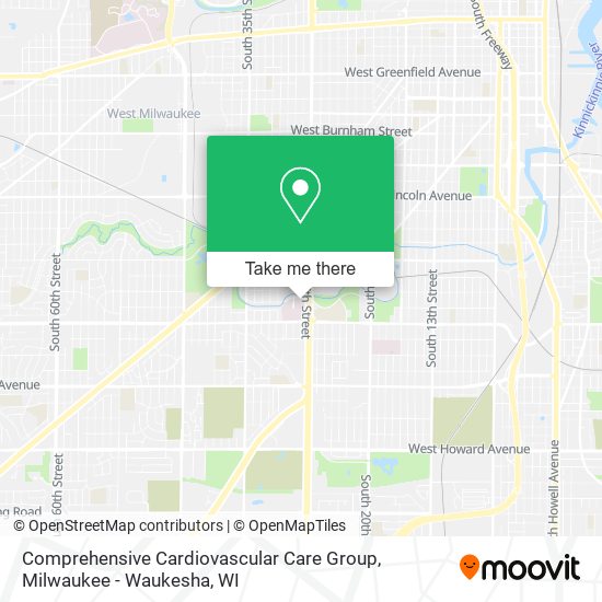 Mapa de Comprehensive Cardiovascular Care Group