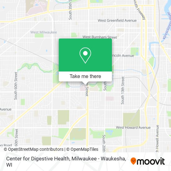 Mapa de Center for Digestive Health